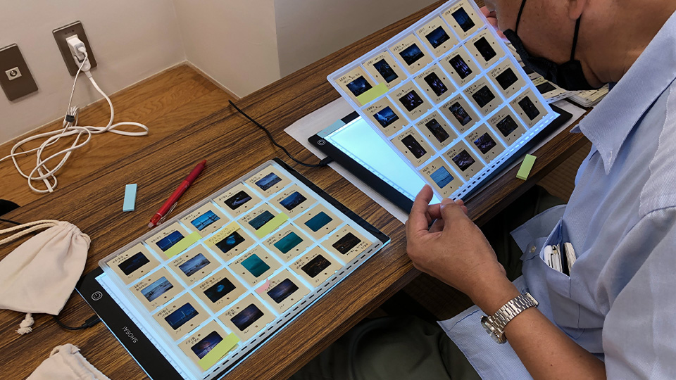 特撮映像の撮影当時の貴重なメイキング写真の調査