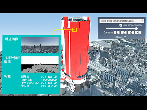 画像の定量分析による眺望シミュレーションサービスの開発