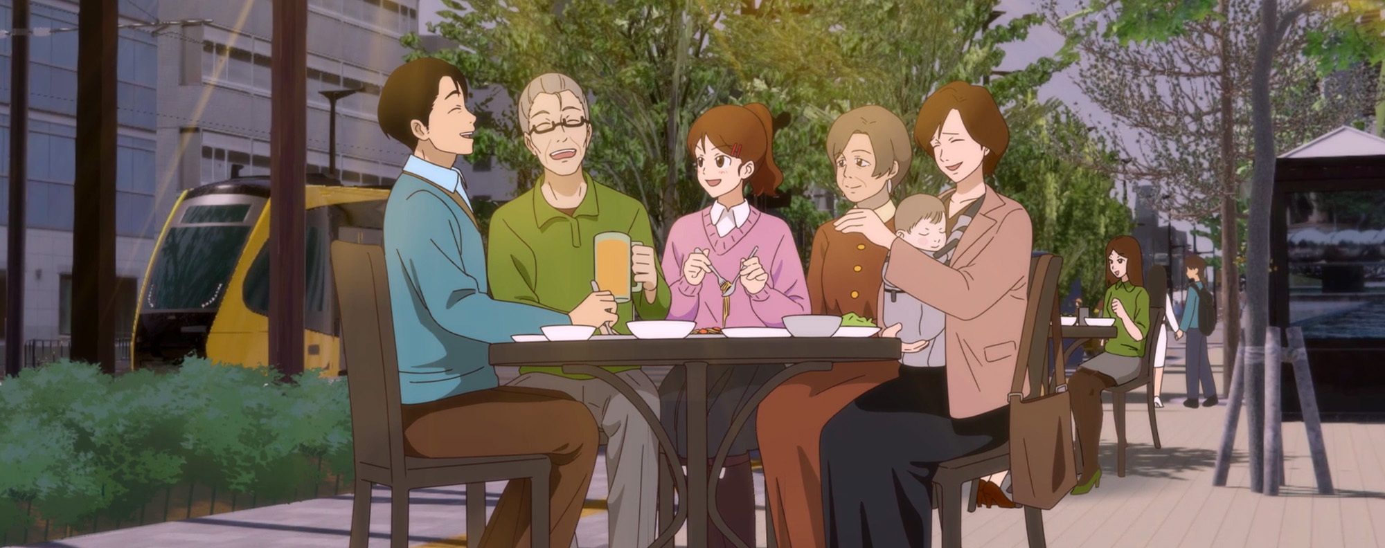 制作実績：宇都宮市ライトライン延伸プロモーション動画（稲光家の日常）